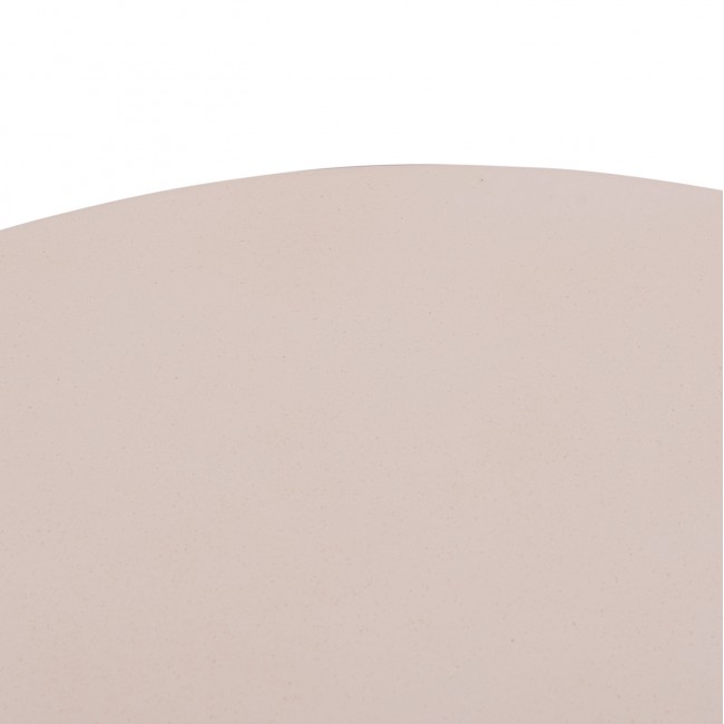 ΤΡΑΠΕΖΙ ΣΑΛΟΝΙΟΥ ANNA HM18157.02 FIBER CEMENT ΛΕΥΚΟ-ΦΥΣΙΚΟ RATTAN--Φ92x44.5Υεκ