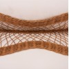 ΤΡΑΠΕΖΙ ΣΑΛΟΝΙΟΥ ANNA HM18157.02 FIBER CEMENT ΛΕΥΚΟ-ΦΥΣΙΚΟ RATTAN--Φ92x44.5Υεκ