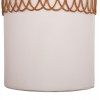 ΤΡΑΠΕΖΙ ΤΡΑΠΕΖΑΡΙΑΣ PRILEP HM18159.02 FIBER CEMENT ΛΕΥΚΟ & RATTAN--Φ60x76,5Υεκ