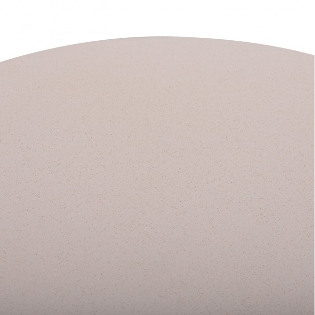 ΤΡΑΠΕΖΙ ΤΡΑΠΕΖΑΡΙΑΣ PRILEP HM18159.02 FIBER CEMENT ΛΕΥΚΟ & RATTAN--Φ60x76,5Υεκ