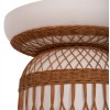 ΤΡΑΠΕΖΙ ΤΡΑΠΕΖΑΡΙΑΣ PRILEP HM18159.02 FIBER CEMENT ΛΕΥΚΟ & RATTAN--Φ60x76,5Υεκ