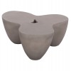 ΤΡΑΠΕΖΙ ΣΑΛΟΝΙΟΥ SALLEN HM18161.03 FIBER CEMENT ΣΕ ΓΚΡΙ--108x94x38,5Υεκ.