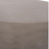 ΤΡΑΠΕΖΙ ΣΑΛΟΝΙΟΥ ΣΤΡΟΓΓΥΛΟ ALLAN HM18162.03 FIBER CEMENT ΣΕ ΓΚΡΙ--Φ92x49Υεκ.