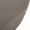 ΤΡΑΠΕΖΙ ΣΑΛΟΝΙΟΥ ΣΤΡΟΓΓΥΛΟ ALLAN HM18162.03 FIBER CEMENT ΣΕ ΓΚΡΙ--Φ92x49Υεκ.