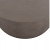 ΤΡΑΠΕΖΙ ΣΑΛΟΝΙΟΥ ΣΤΡΟΓΓΥΛΟ ALLAN HM18162.03 FIBER CEMENT ΣΕ ΓΚΡΙ--Φ92x49Υεκ.