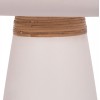 ΒΟΗΘΗΤΙΚΟ ΤΡΑΠΕΖΙ TRED HM18168.02 FIBER CEMENT ΛΕΥΚΟ-ΦΥΣΙΚΟ RATTAN--Φ49x30Υεκ.