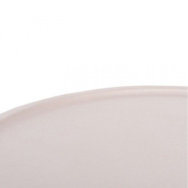 ΒΟΗΘΗΤΙΚΟ ΤΡΑΠΕΖΙ TRED HM18168.02 FIBER CEMENT ΛΕΥΚΟ-ΦΥΣΙΚΟ RATTAN--Φ49x30Υεκ.