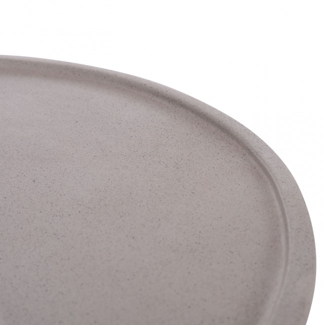 ΒΟΗΘΗΤΙΚΟ ΤΡΑΠΕΖΙ TRED HM18168.03 FIBER CEMENT ΓΚΡΙ-ΦΥΣΙΚΟ RATTAN--Φ49x30Υεκ.