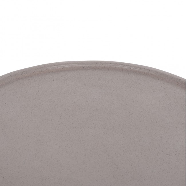 ΒΟΗΘΗΤΙΚΟ ΤΡΑΠΕΖΙ TRED HM18168.03 FIBER CEMENT ΓΚΡΙ-ΦΥΣΙΚΟ RATTAN--Φ49x30Υεκ.
