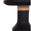 ΒΟΗΘΗΤΙΚΟ ΤΡΑΠΕΖΙ TRED(T) HM18169.01 FIBER CEMENT ΜΑΥΡΟ-ΦΥΣΙΚΟ RATTAN--Φ40x61Υεκ.