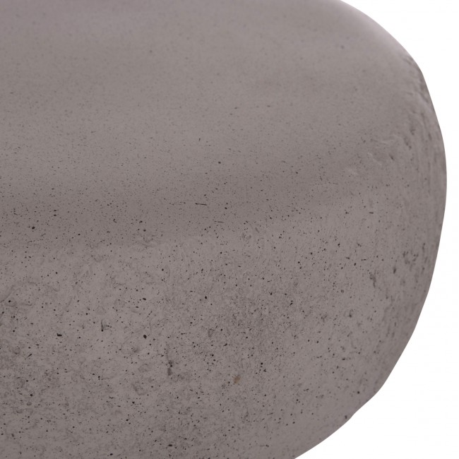 ΣΚΑΜΠΟ ΣΤΡΟΓΓΥΛΟ INTERON HM18171.03 FIBER CEMENT ΣΕ ΓΚΡΙ--Φ34x39Υεκ.
