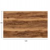 ΕΠΙΦΑΝΕΙΑ ΤΡΑΠΕΖΙΟΥ HPL ΟΡΘΟΓΩΝΙΑ HM5840.30 INDIAN SHEESHAM 120x80εκ.