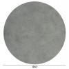 ΕΠΙΦΑΝΕΙΑ ΤΡΑΠΕΖΙΟΥ HPL ΣΤΡΟΓΓΥΛΗ HM5841.32 CEMENT Φ60εκ.