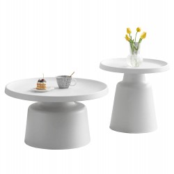 ΣΕΤ 2 ΤΡΑΠΕΖΙΑ ΣΑΛΟΝΙΟΥ RINKON2 HM18304.01 ΜΕΤΑΛΛΟ ΣΕ ΛΕΥΚΟ Φ49εκ & Φ69εκ ΣΕΤ 2 ΤΡΑΠΕΖΙΑ ΣΑΛΟΝΙΟΥ RINKON2 HM18304.01 ΜΕΤΑΛΛΟ ΣΕ ΛΕΥΚΟ Φ49εκ & Φ69εκ