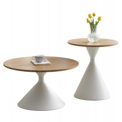 ΣΕΤ 2 ΤΡΑΠΕΖΙΑ ΣΑΛΟΝΙΟΥ JENNEL(X) HM18308.01 ΜΕΤΑΛΛΟ ΛΕΥΚΟ--MDF ΣΕ ΦΥΣΙΚΟ Φ50εκ & Φ70εκ ΣΕΤ 2 ΤΡΑΠΕΖΙΑ ΣΑΛΟΝΙΟΥ JENNEL(X) HM18308.01 ΜΕΤΑΛΛΟ ΛΕΥΚΟ--MDF ΣΕ ΦΥΣΙΚΟ Φ50εκ & Φ70εκ