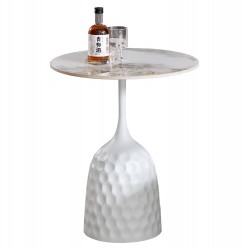 ΤΡΑΠΕΖΙ ΣΑΛΟΝΙΟΥ LONGSTEM HM18317.01 ΒΑΣΗ ΛΕΥΚΗ--SINTERED STONE CALACATA GOLD Φ50 ΤΡΑΠΕΖΙ ΣΑΛΟΝΙΟΥ LONGSTEM HM18317.01 ΒΑΣΗ ΛΕΥΚΗ--SINTERED STONE CALACATA GOLD Φ50