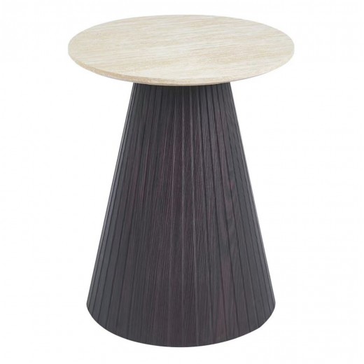 ΤΡΑΠΕΖΙ ΒΟΗΘΗΤΙΚΟ CATER HM18322 ΚΕΡΑΜΙΚΟ TOP ΟΨΗ ΤΡΑΒΕΡΤΙΝΑΣ-MDF ΒΑΣΗ Φ45x56Υεκ