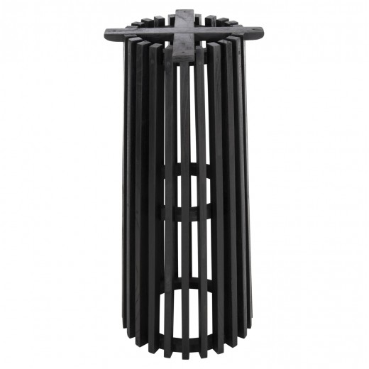 ΒΑΣΗ BAR STAND ΕΣΩΤ.ΧΩΡΟΥ ΜΕΣ.ΥΨΟΥΣ ΣΤΡΟΓΓΥΛΗ FRANTZ HM9857.12 MINDI ΞΥΛΟ ΣΕ ΜΑΥΡΟ Φ40x90Υεκ.
