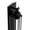 ΑΠΛΙΚΑ ΤΟΙΧΟΥ 2ΦΩΤΗ BEACON HM4463 ΜΕΤΑΛΛΟ ΣΕ ΜΑΥΡΟ 10x10x47Υεκ.