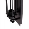 ΑΠΛΙΚΑ ΤΟΙΧΟΥ 2ΦΩΤΗ BEACON HM4463 ΜΕΤΑΛΛΟ ΣΕ ΜΑΥΡΟ 10x10x47Υεκ.