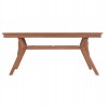 ΤΡΑΠΕΖΙ ΤΡΑΠΕΖΑΡΙΑΣ WONDER HM18116 ΞΥΛΟ TEAK--ΦΥΣΙΚΟ 180x91x75Υεκ.