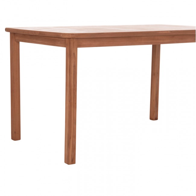 ΤΡΑΠΕΖΙ ΟΡΘΟΓΩΝΙΟ PRESSCOT HM18123 ΞΥΛΟ TEAK--ΦΥΣΙΚΟ 140x80x76Υεκ.
