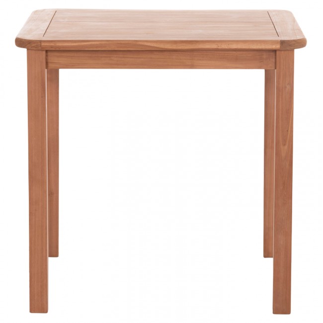 ΤΡΑΠΕΖΙ ΤΕΤΡΑΓΩΝΟ PRESSCOT HM18122 ΞΥΛΟ TEAK--ΦΥΣΙΚΟ 80x80x76Υεκ.