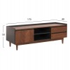 ΕΠΙΠΛΟ ΤΗΛΕΟΡΑΣΗΣ VEEN HM9741 MDF ΜΕ ΚΑΠΛΑΜΑ ΚΑΡΥΔΙΑΣ-ΚΑΡΥΔΙ&ΣΚΟΥΡΟ ΓΚΡΙ 170x40x50Υ