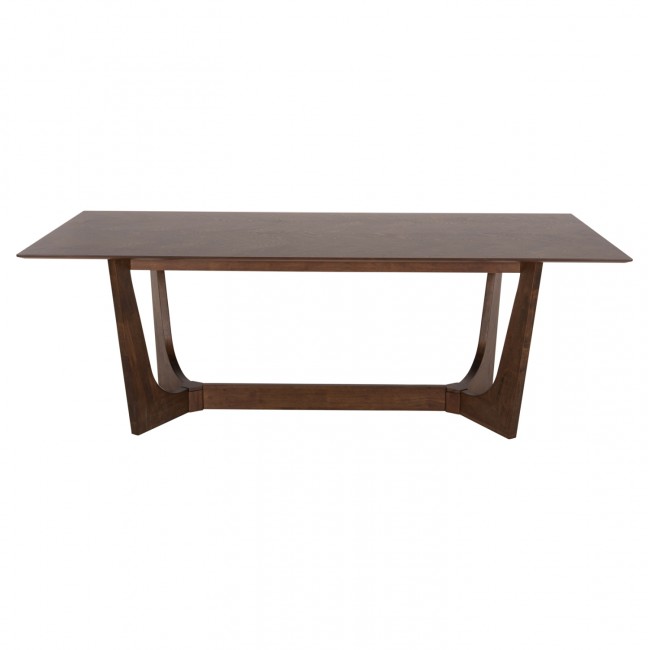 ΤΡΑΠΕΖΙ ΤΡΑΠΕΖΑΡΙΑΣ RIMER HM9742 MDF ΜΕ ΚΑΠΛΑΜΑ ΦΡΑΞΙΝΟΥ-ΚΑΡΥΔΙ ΧΡΩΜΑ 220X100x75Yεκ.