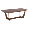 ΤΡΑΠΕΖΙ ΤΡΑΠΕΖΑΡΙΑΣ RIMER HM9742 MDF ΜΕ ΚΑΠΛΑΜΑ ΦΡΑΞΙΝΟΥ-ΚΑΡΥΔΙ ΧΡΩΜΑ 220X100x75Yεκ.