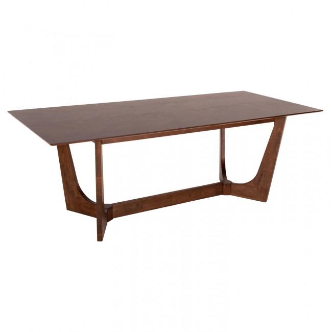 ΤΡΑΠΕΖΙ ΤΡΑΠΕΖΑΡΙΑΣ RIMER HM9742 MDF ΜΕ ΚΑΠΛΑΜΑ ΦΡΑΞΙΝΟΥ-ΚΑΡΥΔΙ ΧΡΩΜΑ 220X100x75Yεκ.