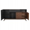 ΜΠΟΥΦΕΣ PREDA HM9747 MDF ΜΕ ΚΑΡΥΔΙ & ΣΚΟΥΡΟ ΓΚΡΙ ΚΑΠΛΑΜΑ 167x28-40x80Υεκ.