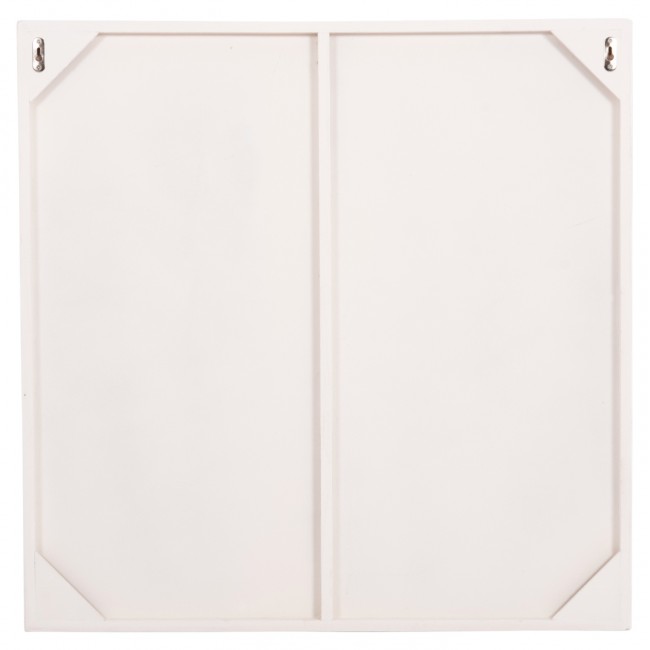 ΠΙΝΑΚΑΣ ΤΕΤΡΑΓΩΝΟΣ ΣΕΙΡΑ SANTORINI HM4507 MDF ΣΕ ΥΠΟΛΕΥΚΟ ΧΡΩΜΑ 80x4(πάχος)x80Υεκ.