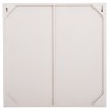 ΠΙΝΑΚΑΣ ΤΕΤΡΑΓΩΝΟΣ ΣΕΙΡΑ SANTORINI HM4508 MDF ΣΕ ΥΠΟΛΕΥΚΟ ΧΡΩΜΑ 80x4(πάχος)x80Υεκ.
