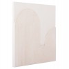 ΠΙΝΑΚΑΣ ΤΕΤΡΑΓΩΝΟΣ ΣΕΙΡΑ SANTORINI HM4517 MDF ΣΕ ΥΠΟΛΕΥΚΟ ΧΡΩΜΑ 80x4,5(πάχος)x80Υεκ.