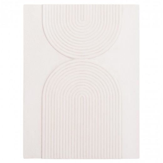 ΠΙΝΑΚΑΣ ΟΡΘΟΓΩΝΙΟΣ ΣΕΙΡΑ SANTORINI HM4523 MDF ΣΕ ΥΠΟΛΕΥΚΟ ΧΡΩΜΑ 60x4(πάχος)x80Υεκ.
