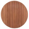 ΕΠΙΦΑΝΕΙΑ ΤΡΑΠΕΖΙΟΥ ΣΤΡΟΓΓΥΛΗ HM18132 ΞΥΛΟ TEAK--ΦΥΣΙΚΟ Φ60x4(πάχος)εκ.