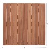 ΕΠΙΦΑΝΕΙΑ ΤΡΑΠΕΖΙΟΥ ΤΕΤΡΑΓΩΝΗ HM18135 ΞΥΛΟ TEAK--ΦΥΣΙΚΟ 60x60x4(πάχος)εκ.
