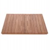 ΕΠΙΦΑΝΕΙΑ ΤΡΑΠΕΖΙΟΥ ΤΕΤΡΑΓΩΝΗ HM18136 ΞΥΛΟ TEAK--ΦΥΣΙΚΟ 70x70x4(πάχος)εκ.