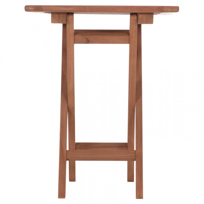ΤΡΑΠΕΖΙ ΣΚΗΝΟΘΕΤΗ ΤΕΤΡΑΓΩΝΟ ERIS HM18118 ΞΥΛΟ TEAK--ΦΥΣΙΚΟ 60x60x75Υεκ.