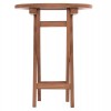 ΤΡΑΠΕΖΙ ΣΚΗΝΟΘΕΤΗ ΣΤΡΟΓΓΥΛΟ ERIS HM18119 ΞΥΛΟ TEAK--ΦΥΣΙΚΟ Φ60x75Υεκ.