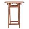ΤΡΑΠΕΖΙ ΣΚΗΝΟΘΕΤΗ ΣΤΡΟΓΓΥΛΟ HEIDEL HM18120 ΞΥΛΟ TEAK--ΦΥΣΙΚΟ Φ60x75Υεκ.