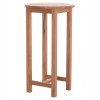 ΤΡΑΠΕΖΙ/ΣΤΑΝΤ ΜΠΑΡ ΣΤΡΟΓΓΥΛΟ PRESSCOT HM18114 ΞΥΛΟ TEAK--ΦΥΣΙΚΟ Φ60x105Υεκ.
