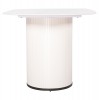 ΤΡΑΠΕΖΙ ΤΡΑΠΕΖΑΡΙΑΣ CORBY HM9771.01 12mmΚΕΡΑΜΙΚΟ ΛΕΥΚΟ ΜΑΡΜΑΡΟ-MDF ΛΕΥΚΟ 180x90x76Υ εκ.