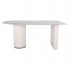 ΤΡΑΠΕΖΙ ΤΡΑΠΕΖΑΡΙΑΣ CERAMUS HM9772.01 12mmΚΕΡΑΜΙΚΟ TOP ΛΕΥΚΟ ΜΑΡΜΑΡΟ-MDF ΛΕΥΚΟ 180x90x76Υεκ.