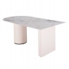 ΤΡΑΠΕΖΙ ΤΡΑΠΕΖΑΡΙΑΣ CERAMUS HM9772.01 12mmΚΕΡΑΜΙΚΟ TOP ΛΕΥΚΟ ΜΑΡΜΑΡΟ-MDF ΛΕΥΚΟ 180x90x76Υεκ.
