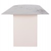 ΤΡΑΠΕΖΙ ΤΡΑΠΕΖΑΡΙΑΣ CERAMUS HM9772.01 12mmΚΕΡΑΜΙΚΟ TOP ΛΕΥΚΟ ΜΑΡΜΑΡΟ-MDF ΛΕΥΚΟ 180x90x76Υεκ.