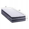 ΣΤΡΩΜΑ DREAMTOPIA FRANKLIN HM657.90-200 BONNELL SPRING ΜΕ ΑΝΩΣΤΡΩΜΑ 90x200 εκ.