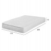 ΣΤΡΩΜΑ DREAMTOPIA ΣΕΙΡΑ ATLAS HM654.110-200 BONNELL SPRING 110x200x20Y εκ.