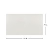 ΕΠΙΦΑΝΕΙΑ ΤΡΑΠΕΖΙΟΥ HM5163.01 COMPACT HPL 120X70 εκ. ΛΕΥΚΗ
